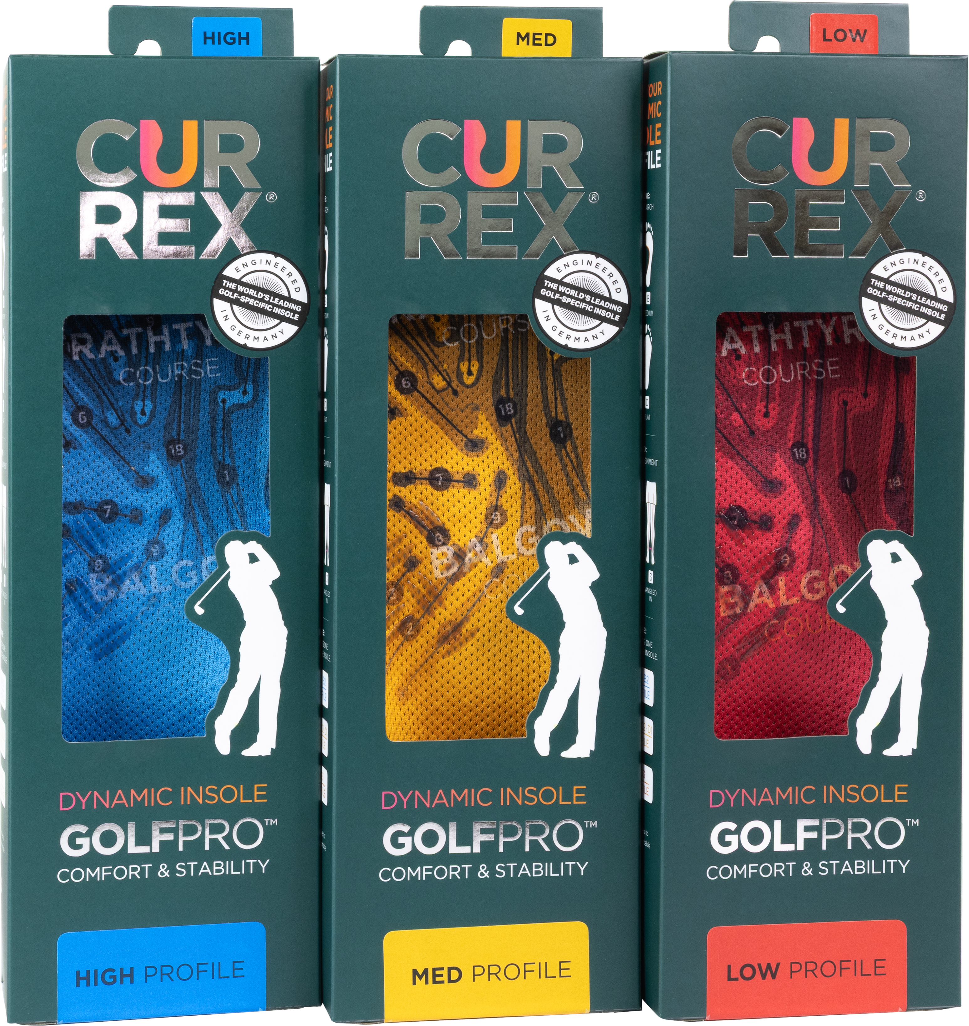 CURREX GolfPro® Dynaaminen pohjallinen golfiin