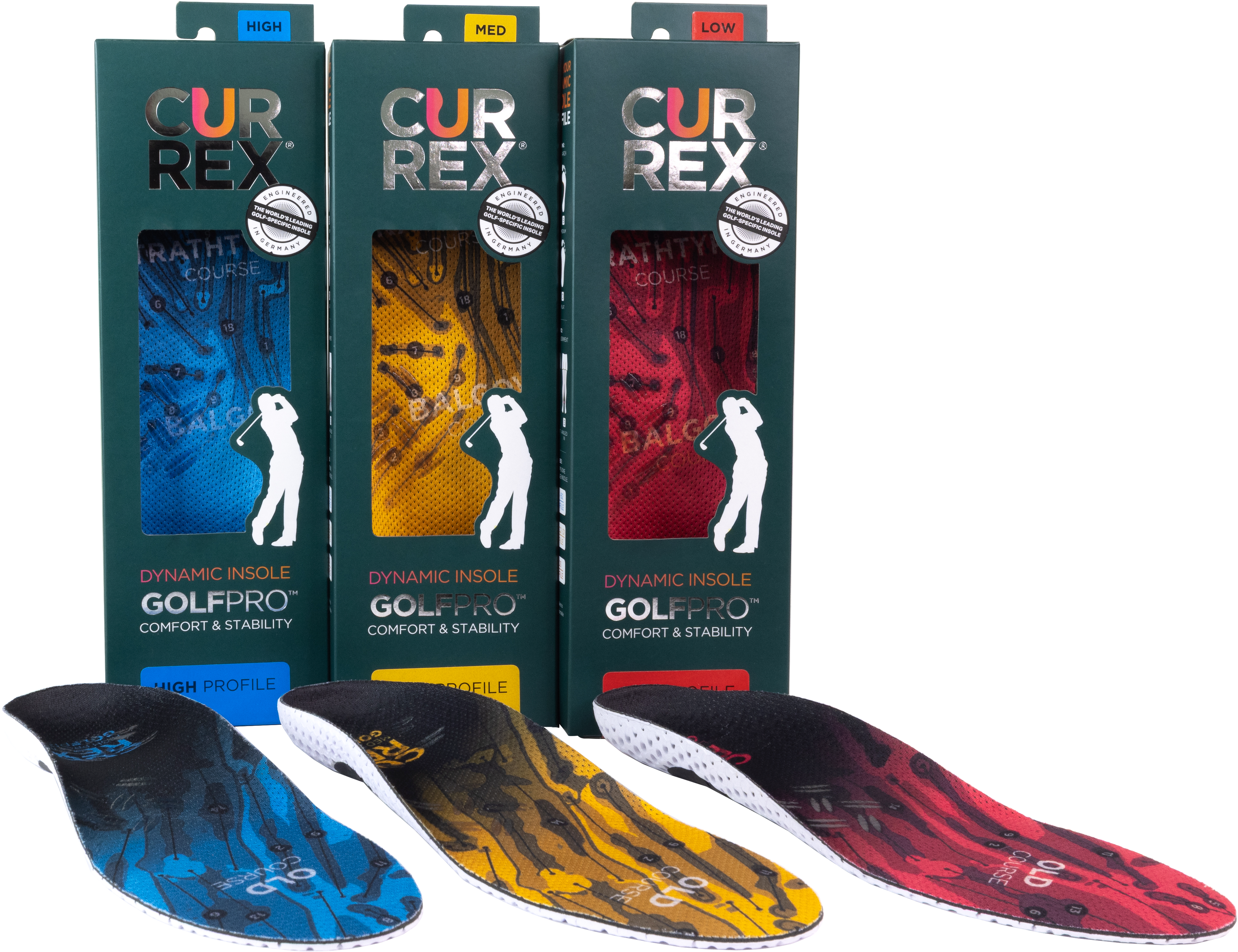 CURREX GolfPro® Dynaaminen pohjallinen golfiin