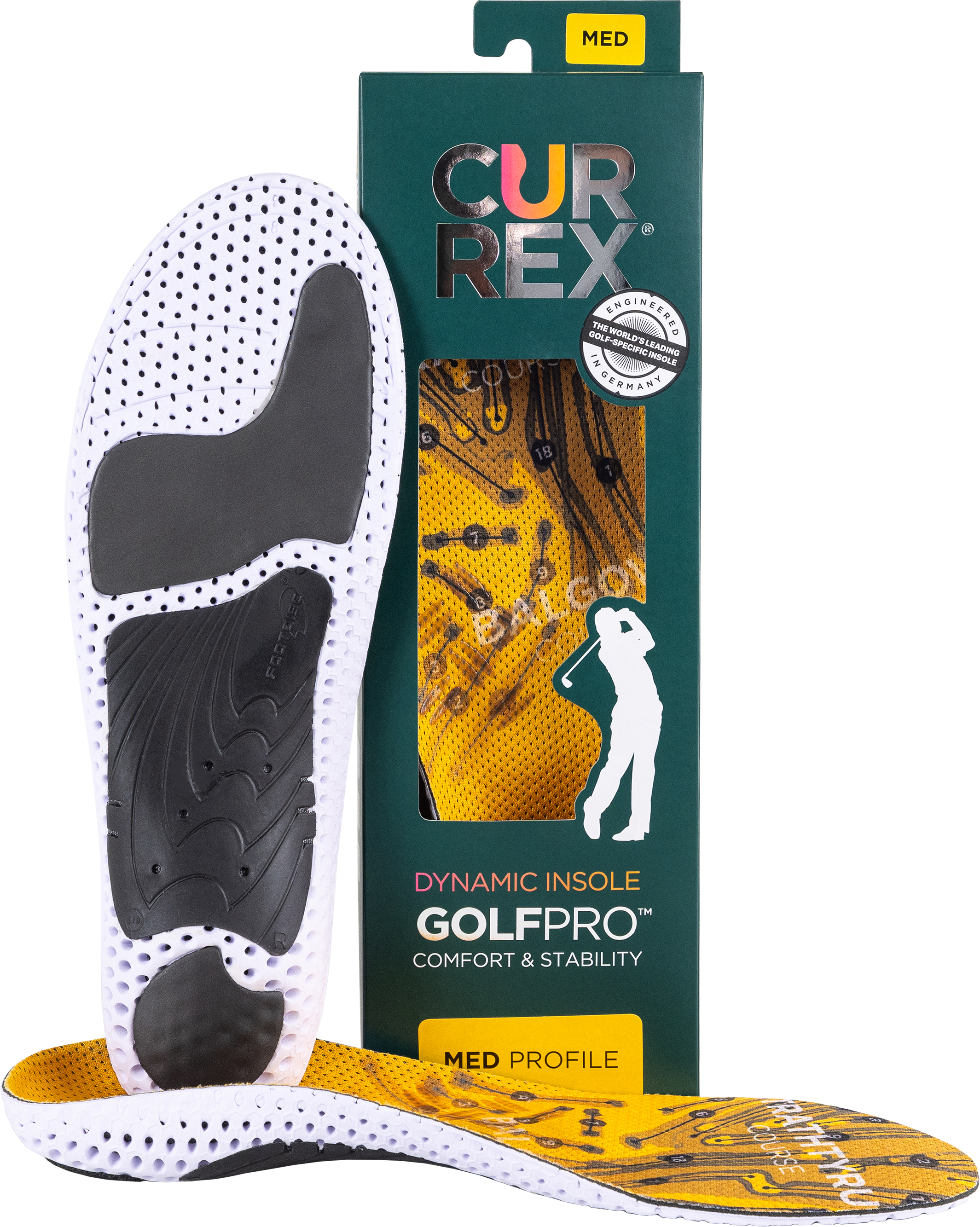 CURREX GolfPro® Dynaaminen pohjallinen golfiin