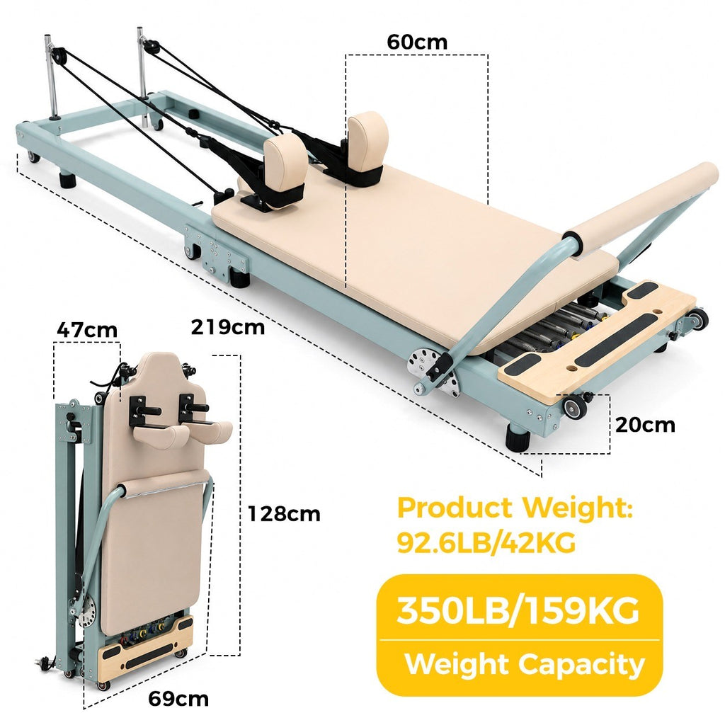 Flow Pilates Fold – kokoontaittuva Reformer