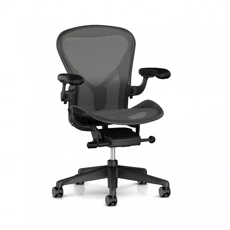 Herman Miller Aeron Remastered, Graphite, Basic