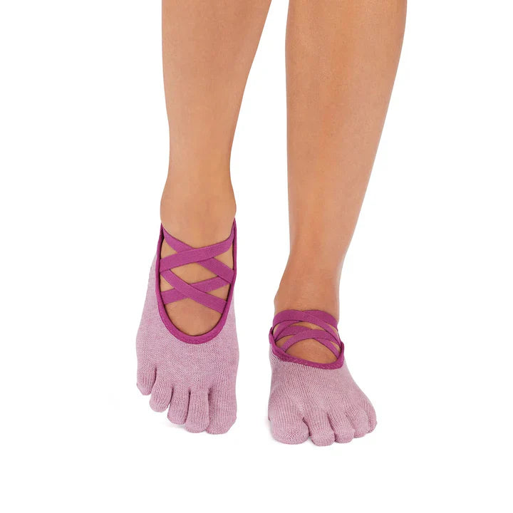 ToeSox Full Toe Elle Grip varvassukat