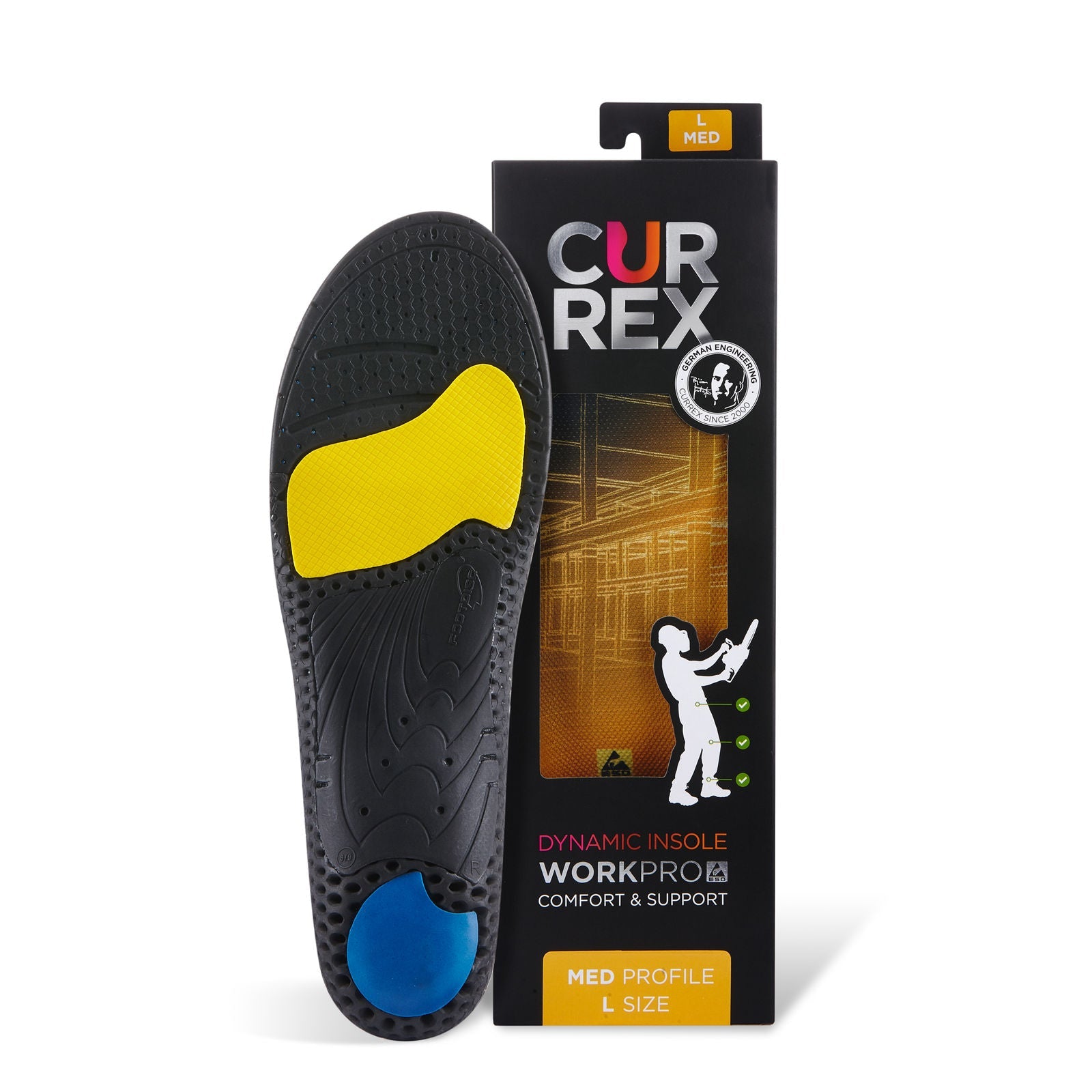 CURREX WorkPro® - Dynaaminen pohjallinen aktiivikäyttöön