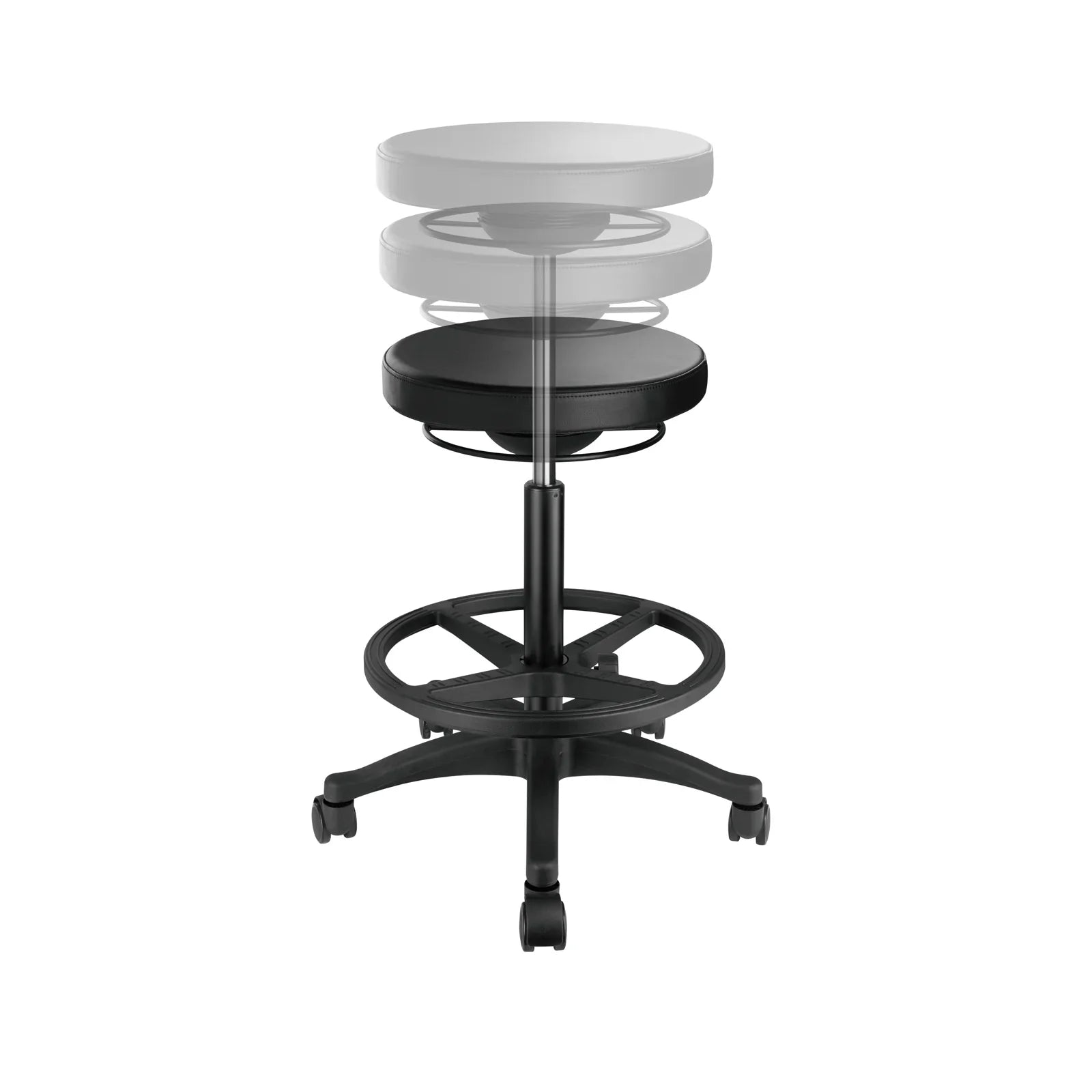 Stoo® Active Roll aktiivituoli - musta